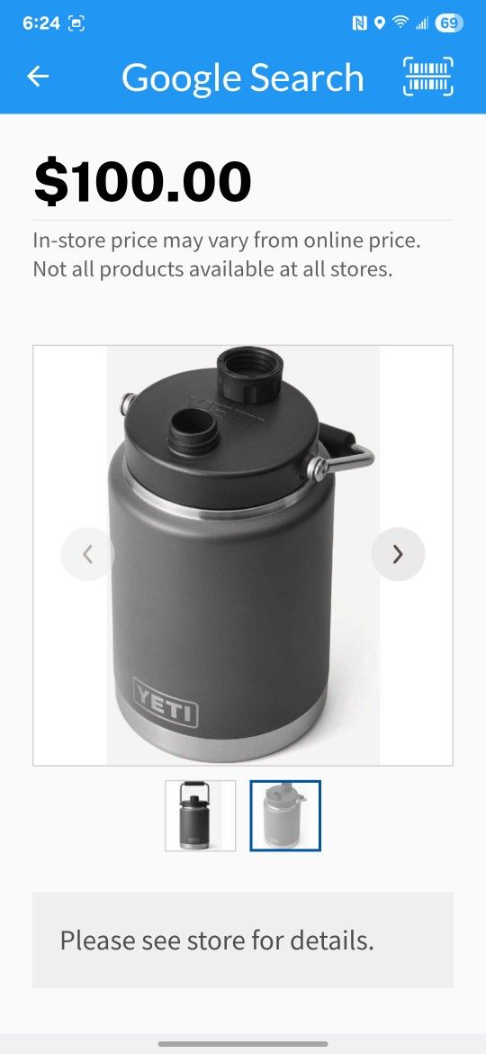 Yeti 1/2 Gal