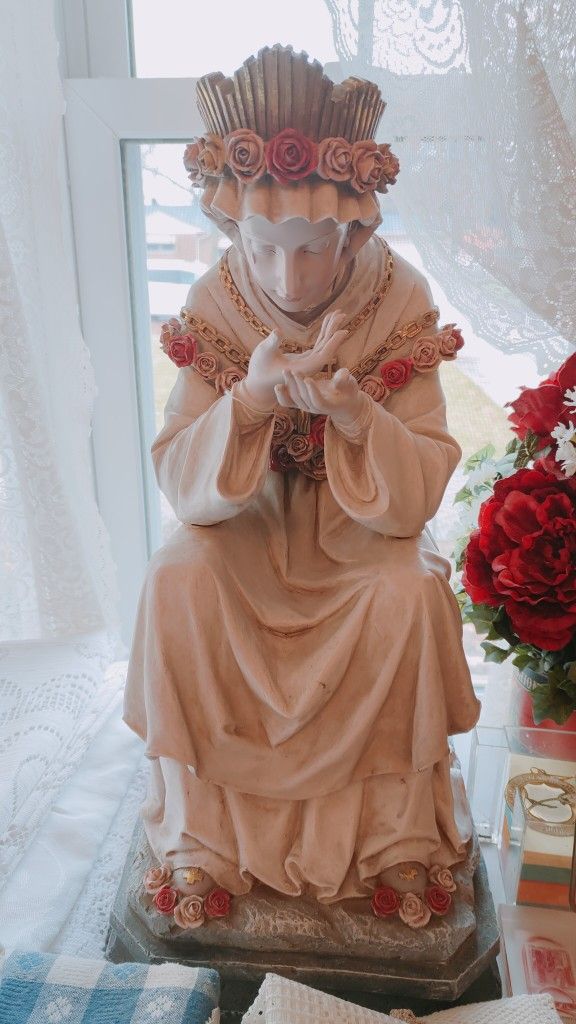 Statue Of Virgin Of La Salette France 