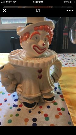 Vintage clown tea pot