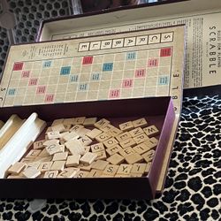 Vintage scrabble Board Game