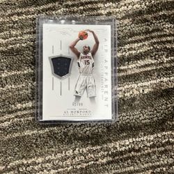 Al Horford Card With Game Worn Jersey