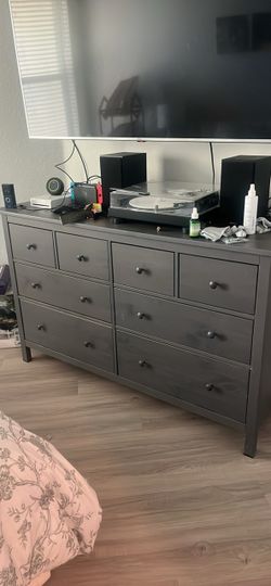 Grey IKEA Dresser