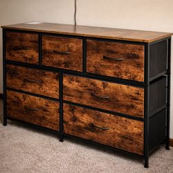 Adjustable Dresser & 2 Nightstand/End Table Set