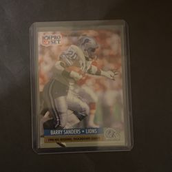 Barry Sanders 1991 ProSet #10