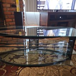 Bello Tempered Glass TV Stand 