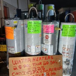 Water heaters