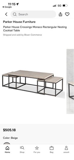 Nesting Table