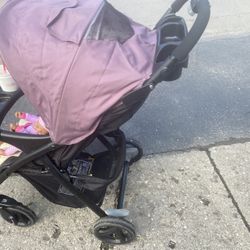 Selling Both Car seat And Matching Stroller. Car seat  Latches Into the Stroller