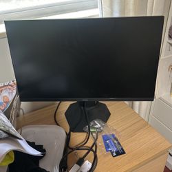 Dell 144Hz Gaming Monitor FHD 24 Inch Monitor - 1ms Response Time, LED Edgelight System, AMD FreeSync Premium, VESA, Gray - S2421HGF