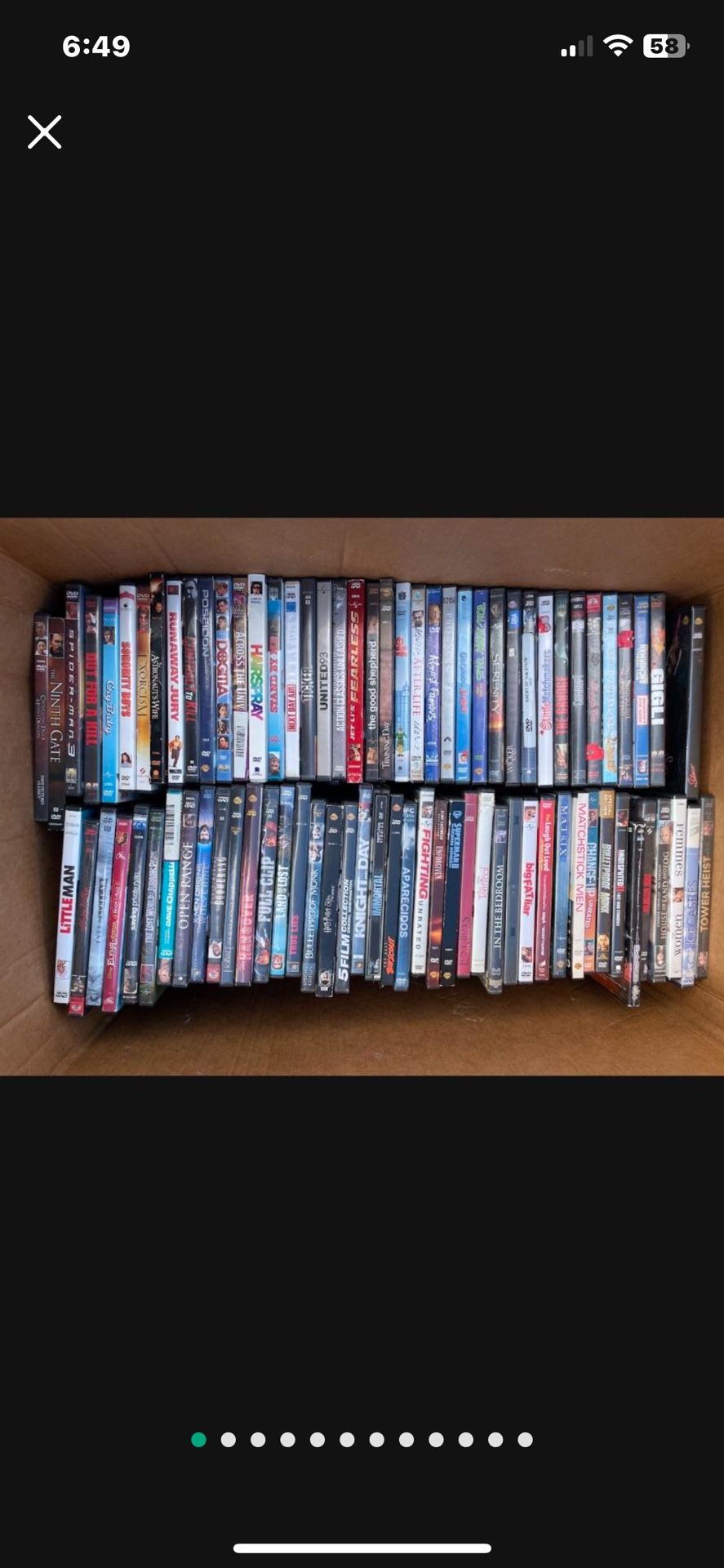 560 + DVD Movies For $250 Cash Firm All Or Nothing  Under $.45