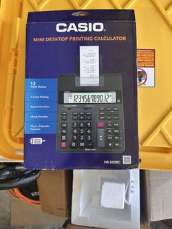 Casio Hr-200rc Printing Calculators