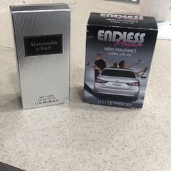 ABERCROMBIE & FITCH AND ENDLESS PLEASURE MENS FRAGRANCE COMBO (2) BRAND NEW