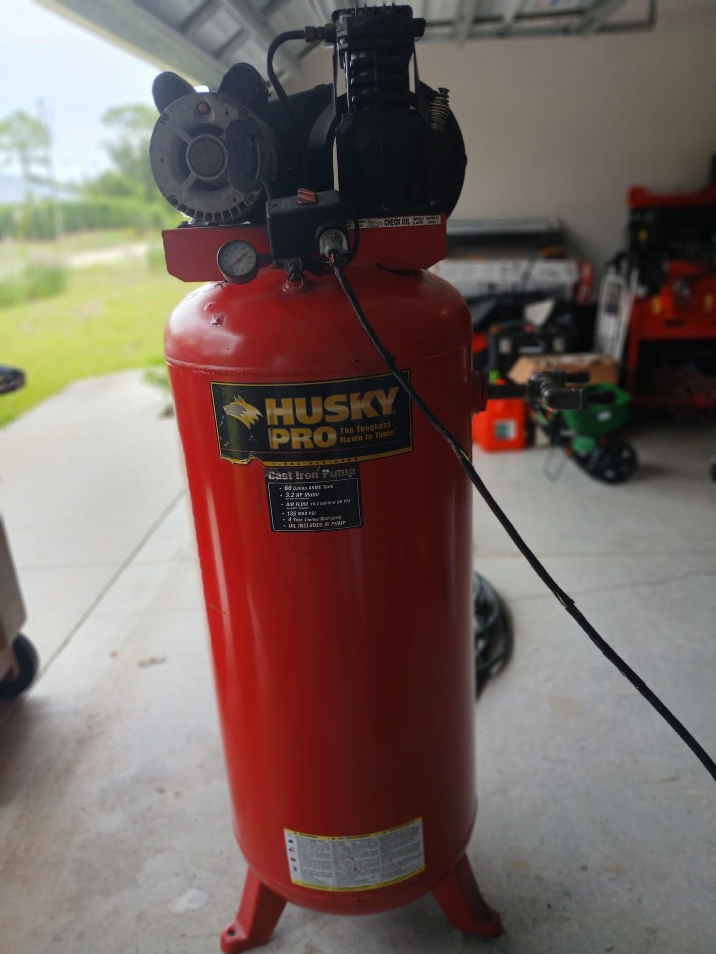 Husky pro stationary compressor
