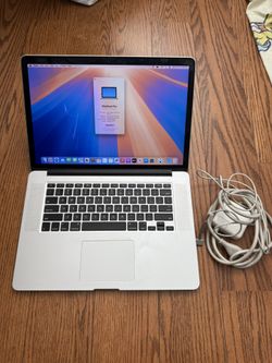 MacBook Pro 15” 2015/8GB RAM/512GB SSD/Macos Sequoia/Fully Functional/Good Battery 