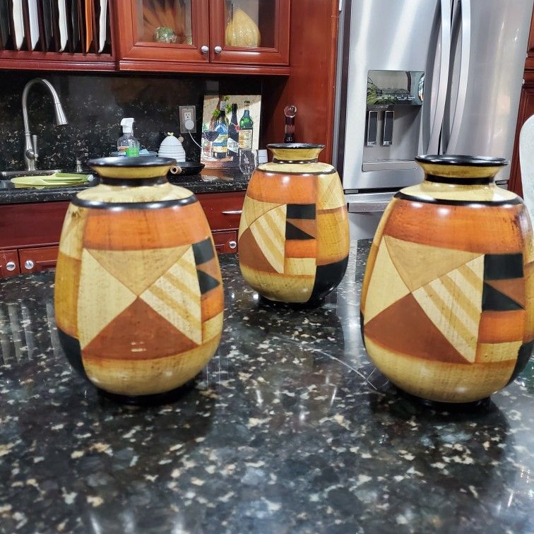Juego De 3 Jarrones