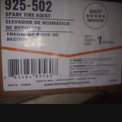 Spare Tire Hoist Carrier, Honda 