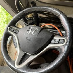 06-11 Honda Civic Steering wheel leather 