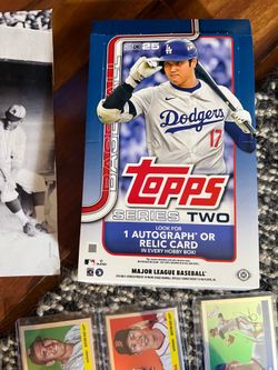 Shohei Ohtani display box Babe Ruth Misiorowski judge mays baseball card lot