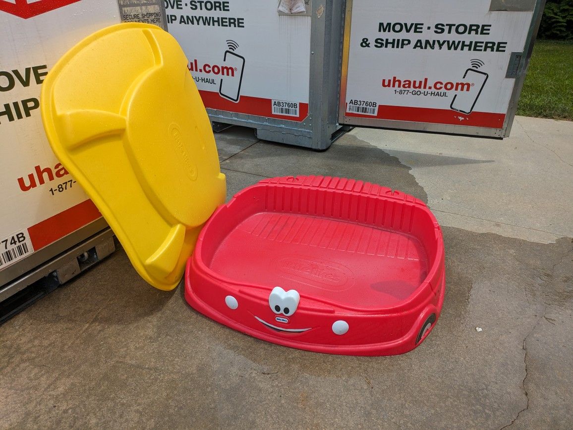 Little Tikes Cozy Coupe Sandbox with Lid