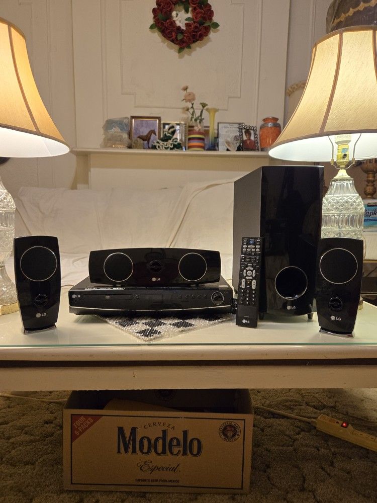 LG Home Theater System + DVD Player
