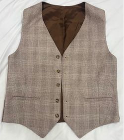 Brown/Beige Vest • (XS/Small)