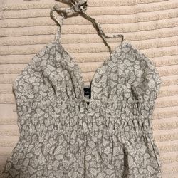 Windsor Cropped Open Back Top 