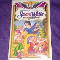 Snow White and the Seven Dwarfs (VHS, 1994) Walt Disney's Masterpiece Collection