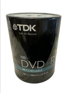 TDK DVD+R Recordable 16X 4.7Gb 120 Minutes 100 Pack Spindle