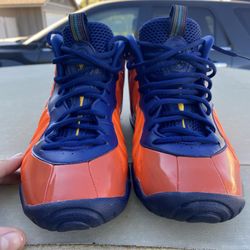 Nike Air Foamposite One (blue Void Rugged Orange)