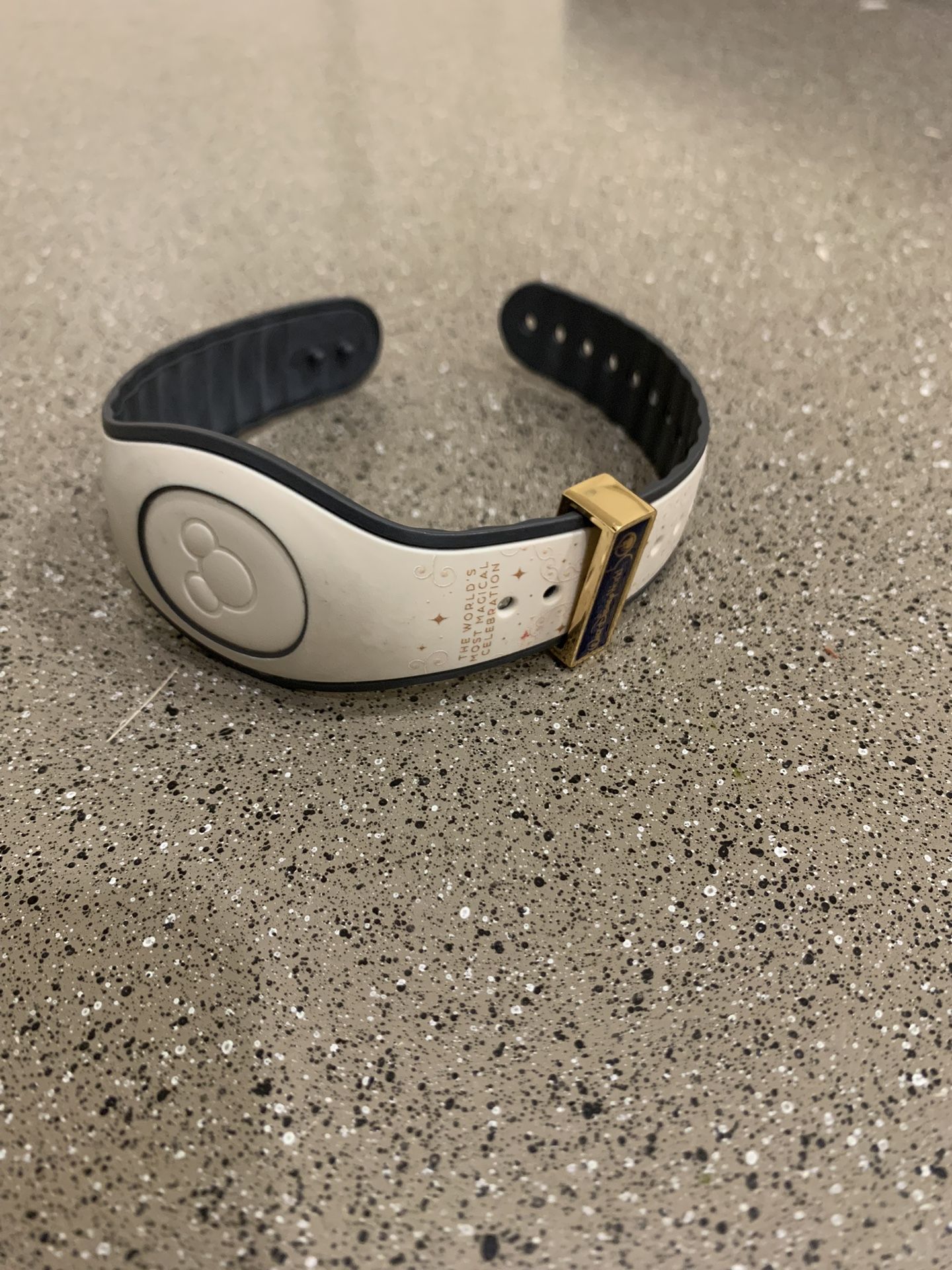 Walt Disney World 50th Anniversary Magic Kingdom Castle Magic Band Bitbelt