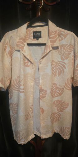 Beach Button Shirt M