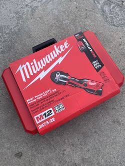 Milwaukee M12 12-Volt Lithium-Ion Force Logic Cordless ProPress Pro Press Tool Kit 3x Jaw w/ 2x 1.5 Ah Battery & Case  $1499  New