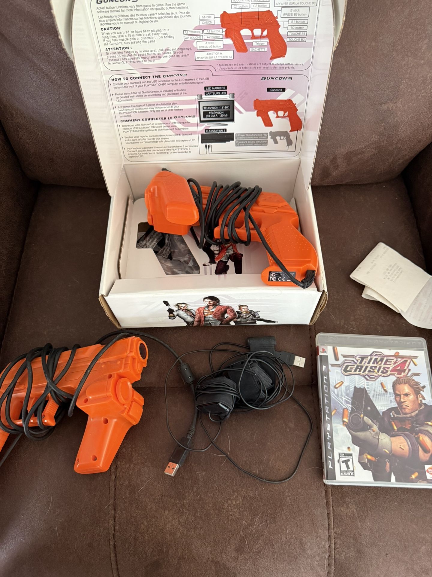 Time crisis 4 PS3 With Two Guns