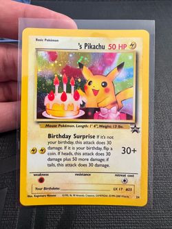 Birthday Pikachu Pokemon