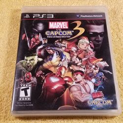MARVEL VS CAPCOM 3 PS3 GAME COMPLETE