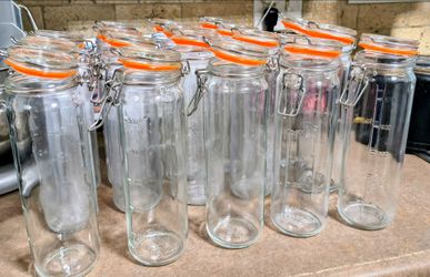 Glass jars