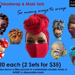 Headwrap & Mask Sets