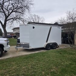 2025 RC ,7x14 Aluminum Enclosed Trailer