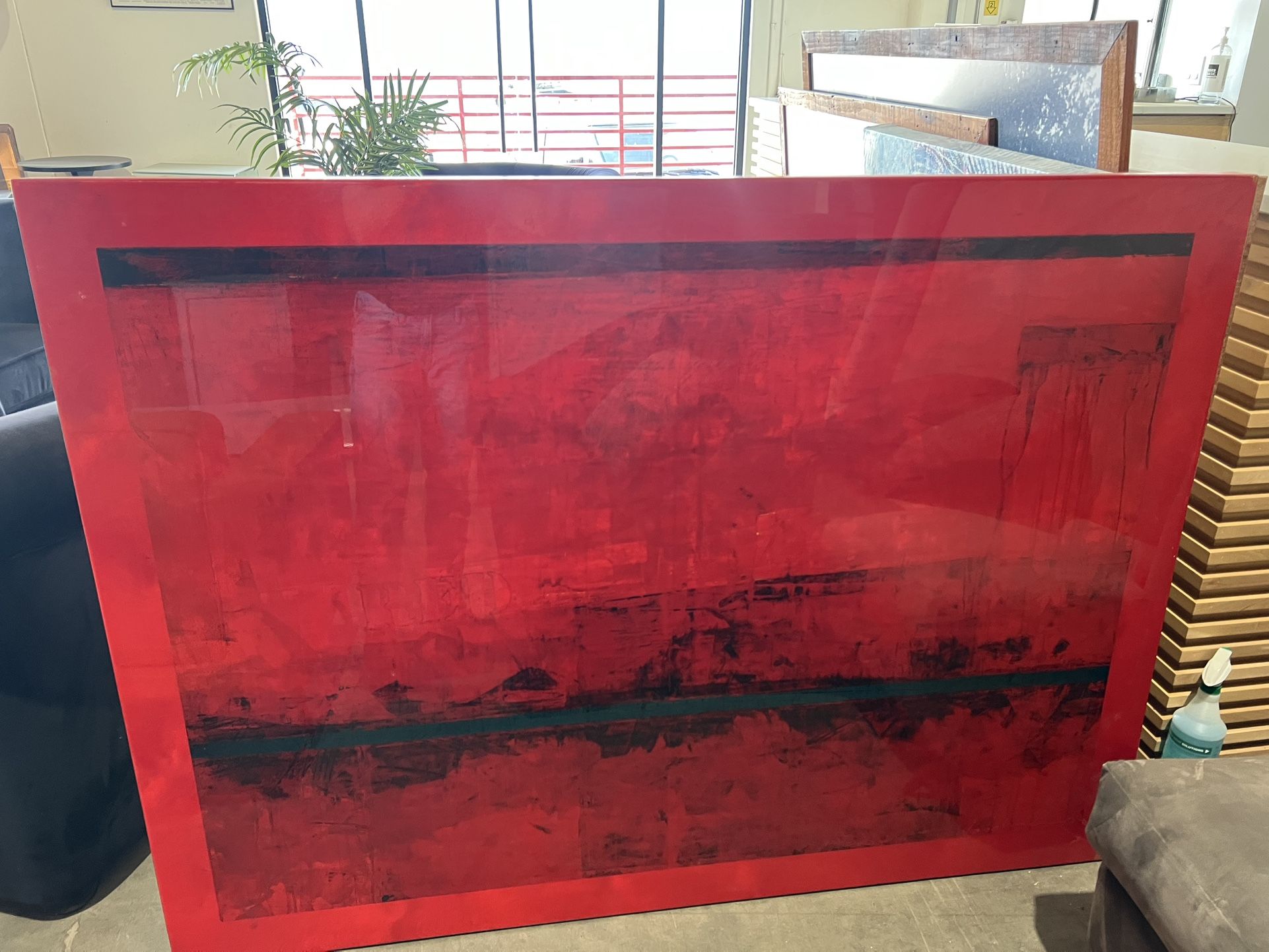 Red Modern Painting