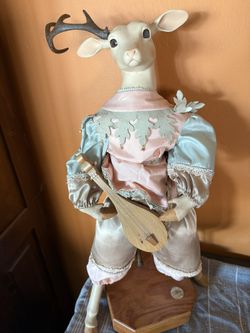 Vintage Wendy Brent Anthropomorphic Deer Art Doll – Fantasy Woodland Decor