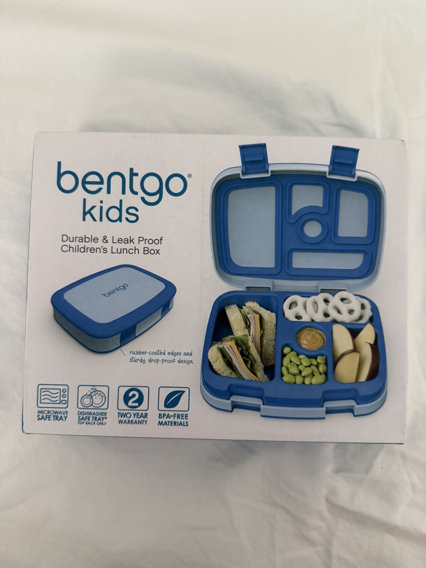 Bentgo Kids' Brights Leakproof, 5 Compartment Bento-Style Kids' Lunch Box