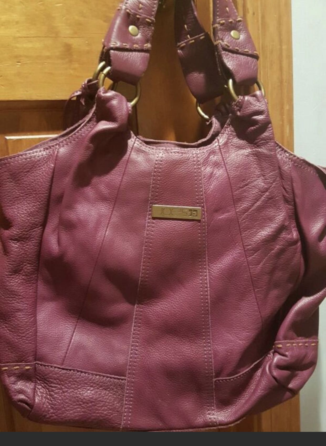 Joe’s leather purse