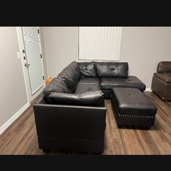 Black Sectional 