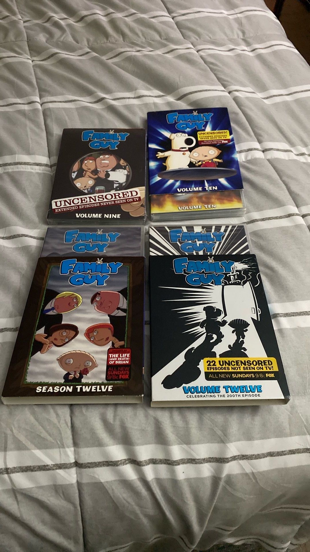 SEALED Family Guy Volume 9,10,12 And Season 12  DVDs