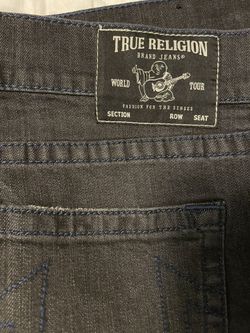 True Religion Black Jeans 36cx32