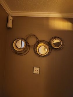 Metal Mirroe Wall Art