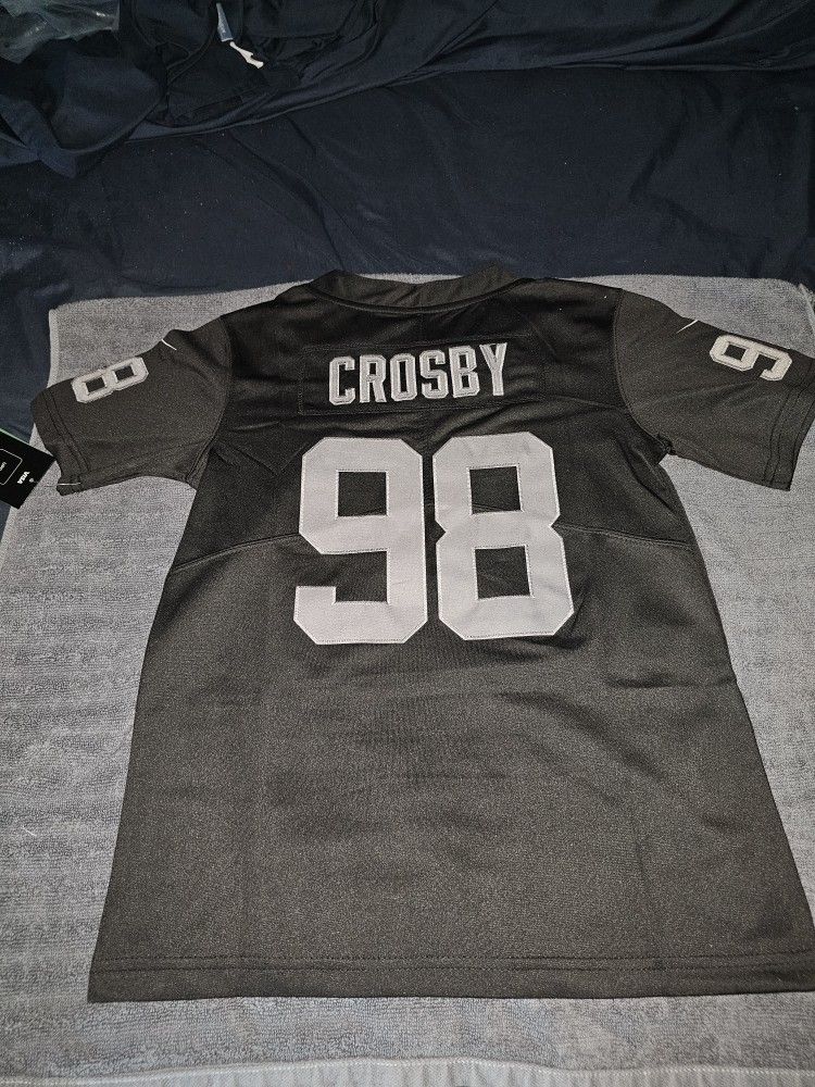 Raiders Woman Crosby Black Jerseys $60ea Firm S M L Xl 2x