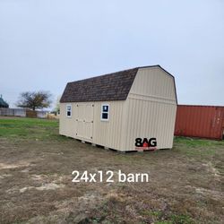 24x12 Barn Shed 