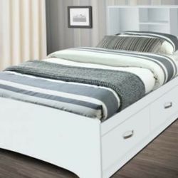 Twin/Full Storage bed frame in 6 Colors