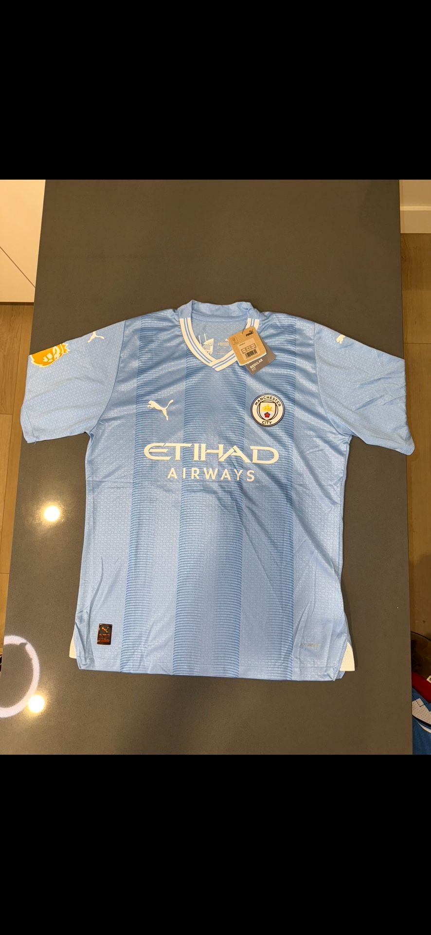 Manchester City UCL champions Jersey